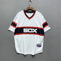 Street hip-hop Jersey plus size pullover bf medium long baseball uniform short sleeve T-shirt men and women Summer loose Korean student tide