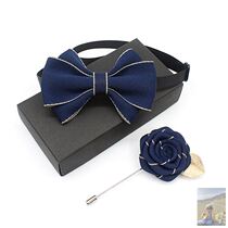 Black red childrens bow tie Boys Boys bow Small bow tie shirt Girls suit School uniform shirt Bow tie