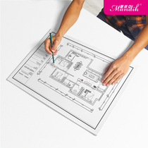A3 drawing paper Engineering drawing paper thickened A0A4 paper Mark pen special paper Student hand copy newspaper color lead hand painting Architectural design calculation big white paper Mechanical quick problem drawing 150 grams