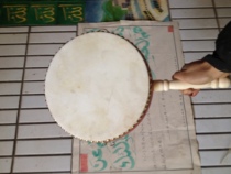 6 inch 8 inch handlebar drum tambourine with handle drum 20CM26CM handle drum cowhide drum hot bar drum