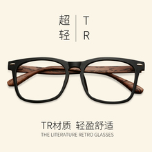 Ретро - рамка с градусами близорукость очки TR90 пластины очки стеллаж женский сетчатый красный Ян Чао мужской литературный глаз рамка