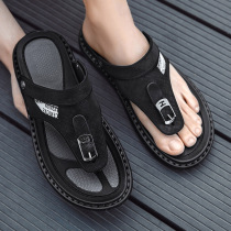 Sandals mens 2022 new summer outside wearing non-slip dual-use trends 100 hitch casual dad driving beach cool slippers