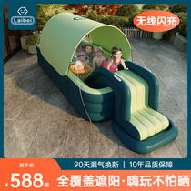 Inflatable swimming pool Household foldable family outdoor Adult children bath baby Baby children paddling pool Large