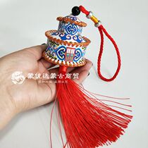 Mongolian characteristic crafts double-layer yurt modeling pendant car hanging 6 large quantities can be approved