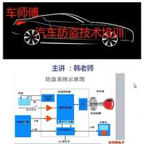 Car anti-theft chip key matching anti-theft matching technology training lecture car master electronic anti-theft