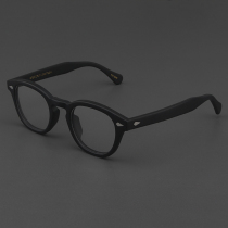 MOSCOT LEMTOSH glasses frame male plate PLUS size wide face Depp myopia matte matte black frame female