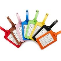Travel luggage tag tag tag boarding pass creative pu check pendant anti-lost tag boarding pass leather luggage