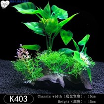 Fish tank simulation aquatic plants aquarium landscaping fake aquatic plants decorative soft aquatic plants plastic beautiful aquatic plants green plants
