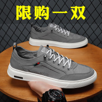 Hon Star Red Stark Sail Cloth Shoes Mens Spring Old Beijing Cloth Shoes Casual Board Shoes Summer Breathable Working Tide Shoes