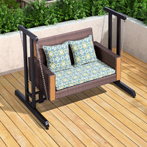 Outdoor swing rocking chair home courtyard swing outdoor double leisure yard garden Net red balcony swing chair