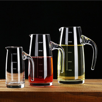 Glass wine and white wine dispenser set for home restaurants with 100 ml jug wine pot wine measuring device