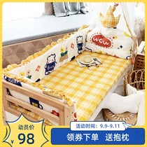 Customized crib bed fence baby cotton bedding splicing bed Wall soft bag baby cotton anti-collision fence cloth