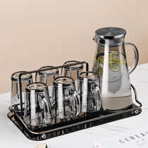 Light luxury Nordic water set home living room tea cup glass kettle water cup cup tea set modern simple high-grade