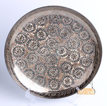 Pakistan copper color point hanging plate handmade home hotel restaurant modeling decoration boutique hanging plate