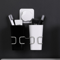 (Toothbrush holder set) couple brush Cup toothbrush cup toothbrush cup tooth shelf suction Wall toilet toothbrush holder