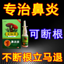 Goose not eating grass for rhinitis special effect rhinitis ointment Miao Jia turbinate hypertrophy special medicine radical cure goose rhinitis
