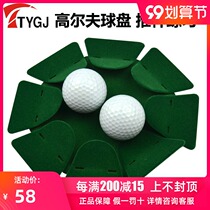 New golf putter practice hole cup green plate metal hole Cup surface flocking