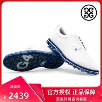 G4 fashion high-end golf shoes G FORE waterproof leather shoes White English casual shoes Tide brand shoes