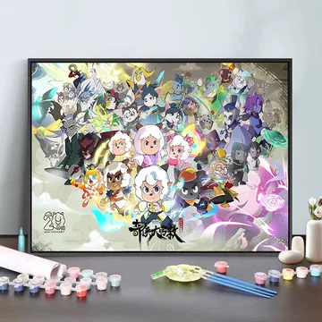 羊　油彩画 喜羊羊数字画-喜羊羊数字画促销价格、喜羊羊数字画品牌- 淘宝