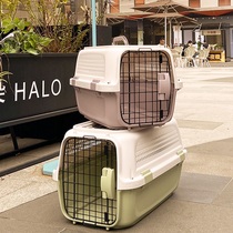 Cat air box Pet consignment box Cat cage Hand in hand to carry out cat bag Dog Car transport Dog box