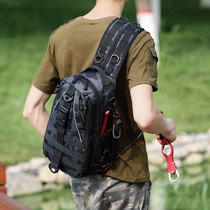 Luya bag fishing bag outdoor sports backpack shoulder bag shoulder crossbody hanging pole bag multifunctional riding backpack fishing gear bag