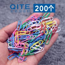 Paper clip color paper clip office supplies clip large bookmarks creative cute thick nickel plated metal clasp