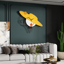 Simple modern wall clock living room household fashion hanging clock 2021 new creative light luxury decorative wall clock