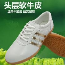 Spring and summer Taiji shoes mesh sandals soft cowhide beef tendons for men and women Taijiquan shoes sports martial arts practice shoes