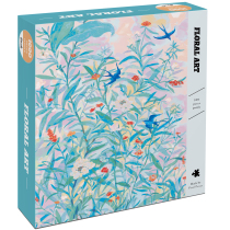Spot Sends Glue Pixel Pieces1000 Pieces Adult Puzzle Decompression Import Puzzle toy oil painting floral art