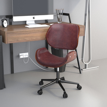 Nordic solid wood computer chair home comfortable office meeting backrest staff chair small modern simple desk chair ac