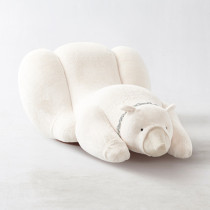 Italian Designer Small Bear Sofa Reclining Chair Teething Polar Bear Single Sofa Net Red Large White Bear Cub Chair