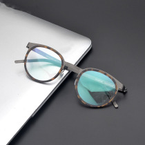 Lindbergh 9704 glasses frame Jiang Wen Xu Zheng with pure titanium retro European and American LINDBERG matching degree
