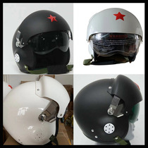 Pilot helmet Cycling FRP helmet Electric car Motorcycle motorcycle helmet Double lens half helmet tk1 helmet