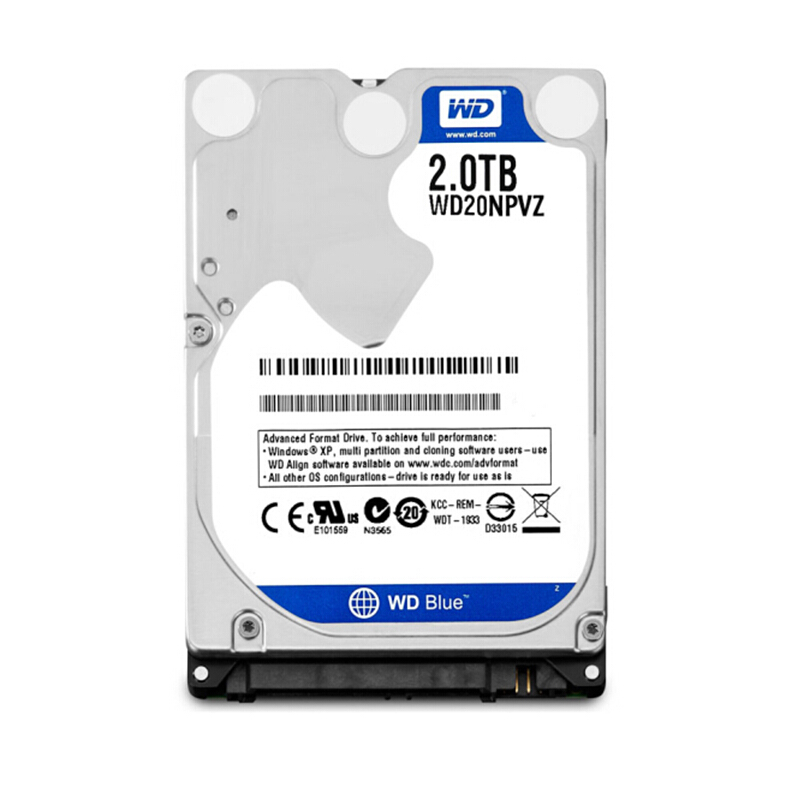Western Data/WD Laptop Hard Disk 2.5 inch Mechanical Disk 128M Thin Disk WD20SPZX 2T Blue Disk