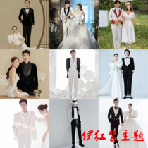 New studio suit photo photography ins wind mens Korean suit suit Party host performance Mens wear