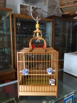 (Ghost work)Miscellaneous bird cage Jade bird cage Hibiscus bird cage Square cage Old bamboo bird cage