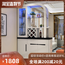 Fashion paint partition cabinet Wine cabinet Living room entrance cabinet Foyer cabinet Simple modern home locker Decorative shoe cabinet