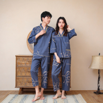 2021 new perspiration suit womens suit pure cotton high-end large size plus fat sauna suit mens bath suit couple outfit double layer