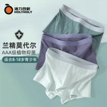 Childrens Panties Mens Summer Boys Boxer Modal Middle Kids Ice Silk Shorts Boys Boxers Summer Thin Style
