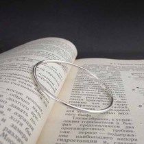 Autumn leaf summer flower sterling silver bracelet female return to the original 999 foot silver plain face closed ancient fine bracelet solid round bracelet
