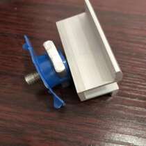 Solar photovoltaic bracket aluminum alloy pressing block fasteners medium pressing side pressing edge pressing block complete set of solar accessories