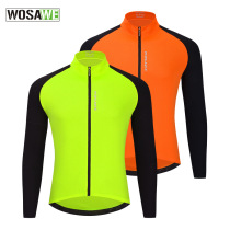WOSAWE Fall Riding Long Sleeve Mountain Bike Riding outdoor sport Breathable Cycling for mens parquet