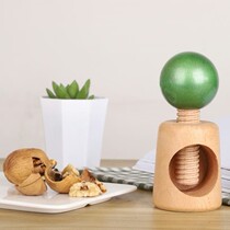 Hawaiian fruit Sheller wooden walnut clip New open walnut hazelnut multifunctional peeling tool household