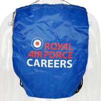 Royal Air Force RAF recruitment promotion storage bag Small backpack handbag Royal Air Force