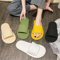 Slippers female home indoor bathroom summer non-slip bath soft bottom home summer cute male home slippers couple