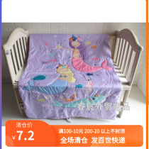 Foreign trade Yuan single ocean mermaid baby thin quilt Spring and Autumn quilt Baby summer cool quilt Air conditioning quilt Kindergarten quilt