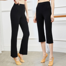 Latin dance practice pants straight tube micro-La female modern classical dance training shape clothing yoga dance costume thin