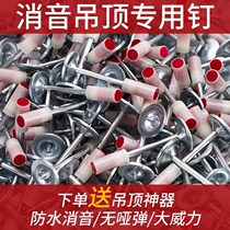 Nanshan ceiling artifact special gun nail hanging ceiling integrated nail water and electricity pipe card gun nail wooden dragon bone nail 32 fire nail
