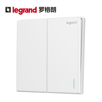 Tcl Legrand Switch Socket Panel Double Open Double Control Fluorescent Official Yulanbai 86 Type Two Open Double Control Switch