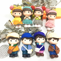 Badminton pendants hanging ornaments keychain gifts badminton features portable keychain